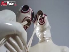 Latex pissing lesbians