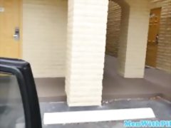 Cocksucking teen sprayed cuminmouth